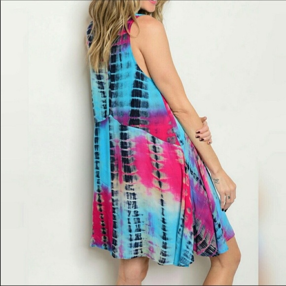 Gorgeous tie dye dress - Picture 2 of 2